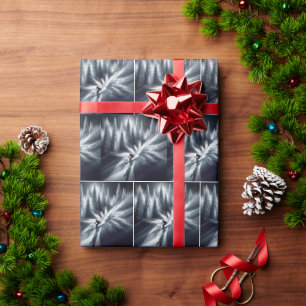 Skiën in het maanlicht cadeaupapier