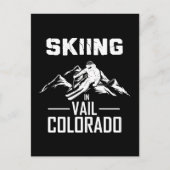 Skiën in Vail Colorado Briefkaart (Voorkant)