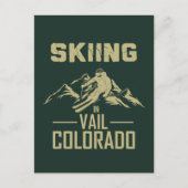 Skiën in Vail Colorado Briefkaart (Voorkant)