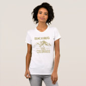 Skiën in Vail Colorado T-shirt (Voorkant volledig)