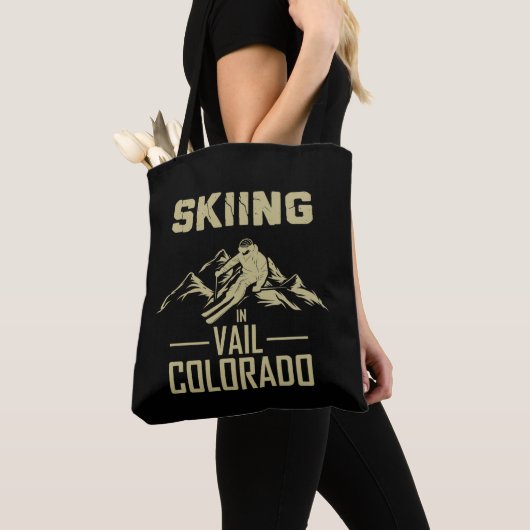 Skiën in Vail Colorado Tote Bag (Dichtbij)