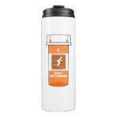 Skien is mijn geneesmiddel thermosbeker (Voorkant)