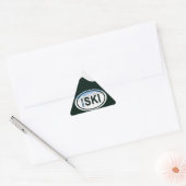 Skiën "iSKI" Oval Mountain Label Stickers (Envelop)
