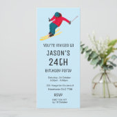 Skiën Kaart (Staand voorkant)