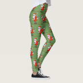 Skiën Kerstman Leggings (Rechts)
