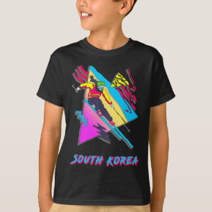 Skiën kleurrijk ski-avontuur in Zuid-Korea T-shirt