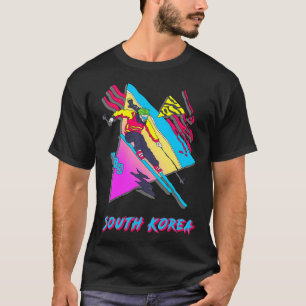 Skiën kleurrijk ski-avontuur in Zuid-Korea T-shirt