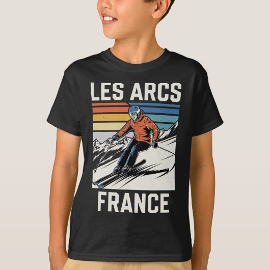 Skiën Les Arcs Frankrijk T-shirt (Voorkant)