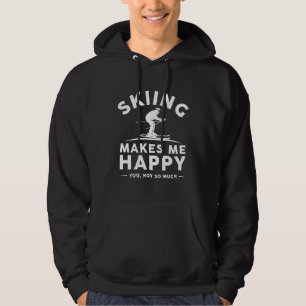 Skien maakt me blij dat je niet zo veel hoodie