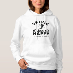Skien maakt me blij dat je niet zo veel hoodie