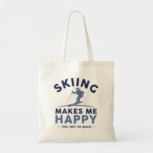 Skien maakt me blij dat je niet zo veel tote bag (Voorkant)