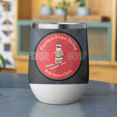 Skiën met Santa Claws Waterfles