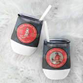 Skiën met Santa Claws Waterfles