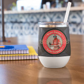 Skiën met Santa Claws Waterfles