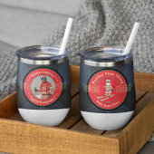 Skiën met Santa Claws Waterfles