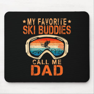 Skiën - mijn favoriete ski-makkers noemen me papa muismat