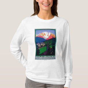 Skiën op Combloux Promotional Poster T-shirt
