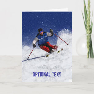 Skiën op de berg -