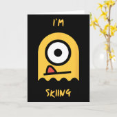 Skien op de helling van Yellow Ghost Snow Mountain Kaart (Gele Bloem)