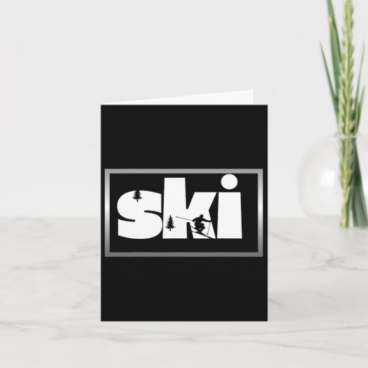Skiën op de piste3 kaart (Voorkant)