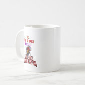 Skiën op de pistes koffiemok (Voorkant links)