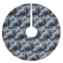 Skiën op een berg kerstboom rok