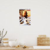 Skiën op het Poster Vosges (Keuken)