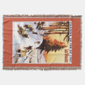 Skiën op het Poster Vosges Deken (Voorkant)