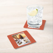 Skiën op het Poster Vosges Kartonnen Onderzetters (Insitu)