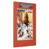 Skiën op het Poster Vosges Klembord (Rechts)