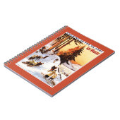 Skiën op het Poster Vosges Notitieboek (Linkerzijde)