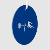 Skiën Ornament (voorkant)