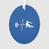 Skiën Ornament (voorkant)