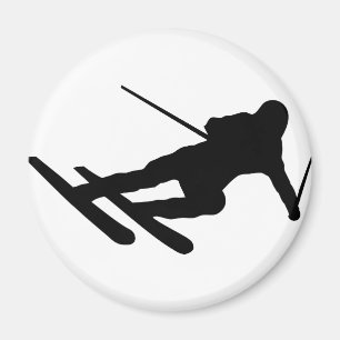 skiën over de bergskier magneet