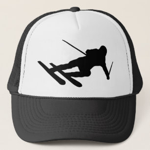 skiën over de bergskier trucker pet