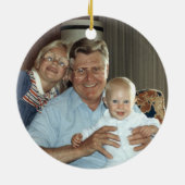 Skiën Pinguïn Familie Custom Kerst Ornament (Achterkant)