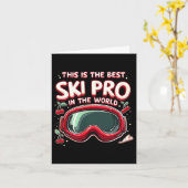 Skiën pro sportsneeuw  kaart (Gele Bloem)