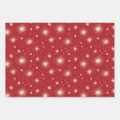 Skiën Retro Santa Inpakpapier Vel (Voorkant 2)