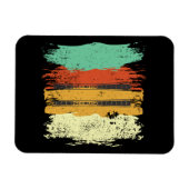 Skiën Retro Ski Magneet (Horizontaal)