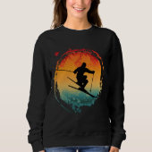 SKIËN RETRO VINTAGE TRUI (Voorkant)