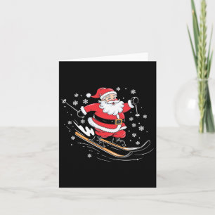 Skiën Santa Vakantie Ski Winter Sport X-mas Panama Kaart