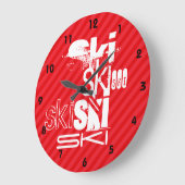 skiën; Scarlet Red Stripes Grote Klok (Hoek)