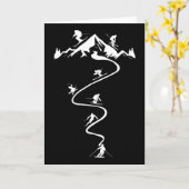 Skiën Ski Alpien Kaart (Gele Bloem)