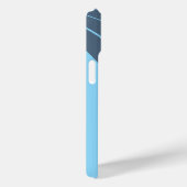 Skiën Ski Boot Blue iPhone Case (Achterkant / Rechts)