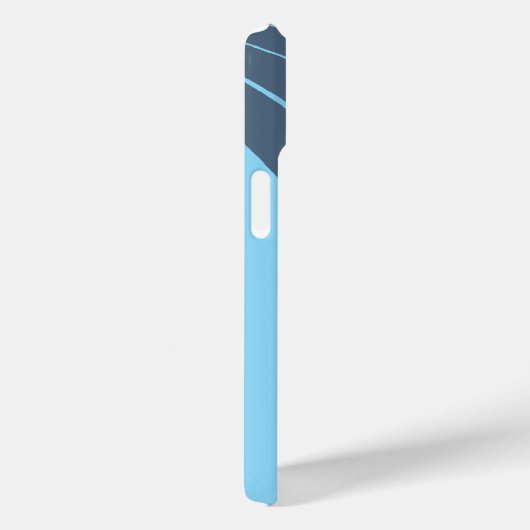 Skiën Ski Boot Blue iPhone Case (Achterkant / Rechts)