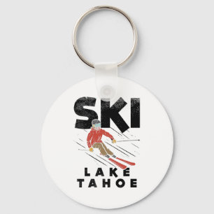 Skiën - Ski Lake Tahoe Sleutelhanger