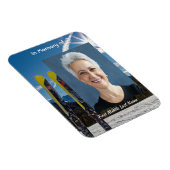 Skiën Skiloper  Aandenken  Magneet (Rechterzijde)