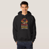 Skiën terug naar school als een pro hoodie (Voorkant volledig)