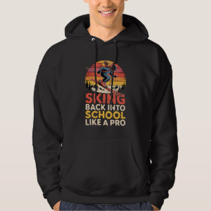 Skiën terug naar school als een pro hoodie
