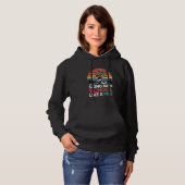 Skiën terug naar school als een pro hoodie (Voorkant volledig)